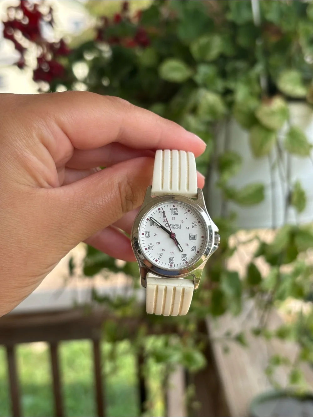 Caravelle by Bulova silver tone ladies watch